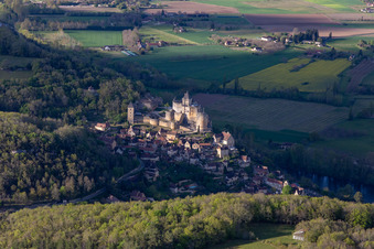 Chateau de Castelnaud-la Chapelle über der Dordogne in Castelnaud-la-Chapelle, Frankreich