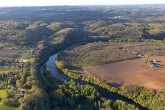 Cingle de Montfort in Domme im Bundesland Dordogne, Frankreich