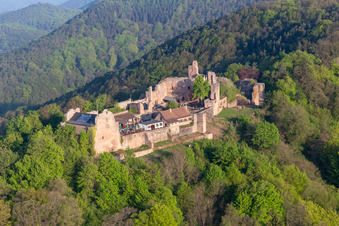 Luftaufnahme von Madenburg in Eschbach im Bundesland Rheinland-Pfalz, Deutschland