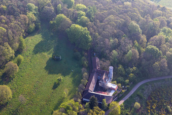 Slevogthof in Leinsweiler im Bundesland Rheinland-Pfalz, Deutschland aus der Luft