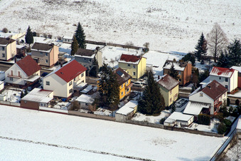 Wattstr, in Freckenfeld im Bundesland Rheinland-Pfalz, Deutschland aus der Luft