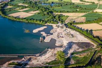 Epple See in Neuburg am Rhein im Bundesland Rheinland-Pfalz, Deutschland