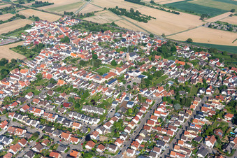 Heiligenstein von Nordosten in Römerberg im Bundesland Rheinland-Pfalz, Deutschland