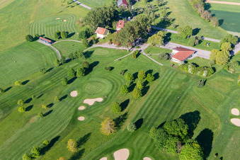 Schrägluftbild von Golfclub Alpirsbach e.V im Ortsteil Peterzell im Bundesland Baden-Württemberg, Deutschland