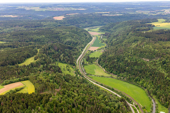 Neckartal in Sulz am Neckar im Bundesland Baden-Württemberg, Deutschland