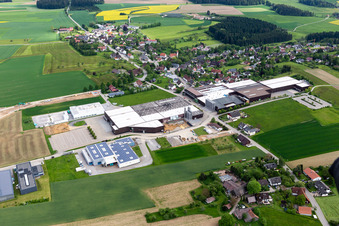 Luftbild von GFV Verschlusstechnik GmbH im Ortsteil Peterzell in Alpirsbach im Bundesland Baden-Württemberg, Deutschland