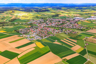 Waldmössingen von Westen in Schramberg im Bundesland Baden-Württemberg, Deutschland