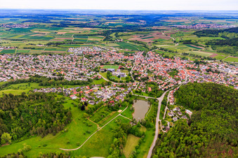 Luftbild von Rangendingen von Südosten im Bundesland Baden-Württemberg, Deutschland