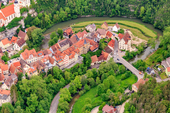 Rathaus in Haigerloch im Bundesland Baden-Württemberg, Deutschland