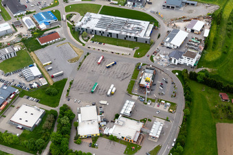 Autobahn Raststätte TOTAL Autohof an der BAB 81 in Vöhringen im Bundesland Baden-Württemberg, Deutschland