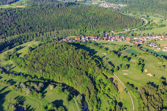 Luftbild von Hotel Schloss Weitenburg im Ortsteil Börstingen in Starzach im Bundesland Baden-Württemberg, Deutschland