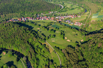 Luftaufnahme von Hotel Schloss Weitenburg im Ortsteil Börstingen in Starzach im Bundesland Baden-Württemberg, Deutschland