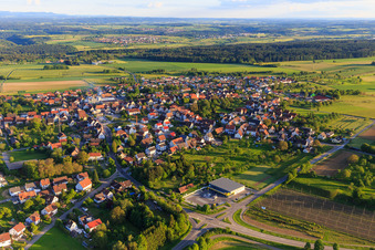 Luftbild von Hochdorf aus Norden in Nagold im Bundesland Baden-Württemberg, Deutschland