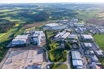 Industriegebiet Industriestraße in Horb am Neckar im Bundesland Baden-Württemberg, Deutschland