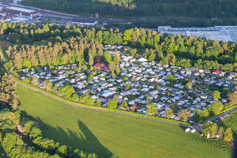 Camping Schüttehof Horb in Horb am Neckar im Bundesland Baden-Württemberg, Deutschland