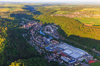 Rexroth a Bosch Company im Neckartal in Horb am Neckar im Bundesland Baden-Württemberg, Deutschland