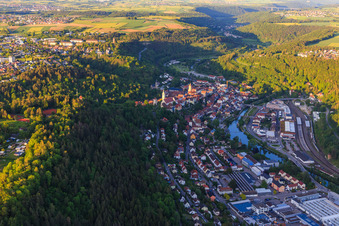Neckastr in Horb am Neckar im Bundesland Baden-Württemberg, Deutschland