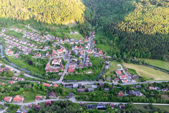 Wasserschloss Glatt in Sulz am Neckar im Bundesland Baden-Württemberg, Deutschland
