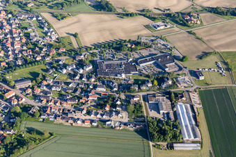 Filiale vom Supermarkt Super U et drive in Gambsheim in Grand Est im Bundesland Bas-Rhin, Frankreich