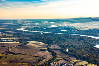 Rheinknie Alter Kopfgrund im Ortsteil Greffern in Rheinmünster im Bundesland Baden-Württemberg, Deutschland