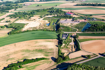 Decheterie in Schaffhouse-près-Seltz im Bundesland Bas-Rhin, Frankreich