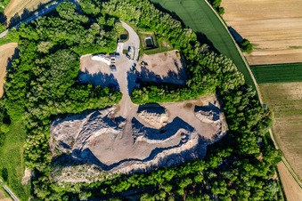Luftbild von Seltz MATERIAUX im Bundesland Bas-Rhin, Frankreich