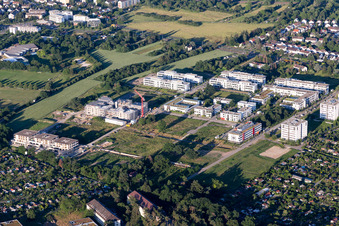 Luftbild von Technologiepark im Ortsteil Rintheim in Karlsruhe im Bundesland Baden-Württemberg, Deutschland