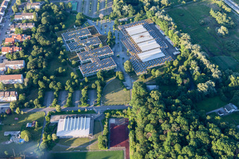 Schulgebäude der Balthasar-Neumann-Schulen im Ortsteil Untergrombach in Bruchsal im Bundesland Baden-Württemberg, Deutschland