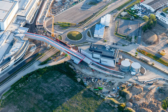 SEW Eurodrive im Ortsteil Graben in Graben-Neudorf im Bundesland Baden-Württemberg, Deutschland von oben
