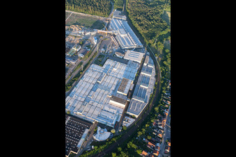 Drohnenaufname von SEW Eurodrive im Ortsteil Graben in Graben-Neudorf im Bundesland Baden-Württemberg, Deutschland