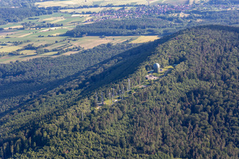 Col de Pfaffenschlick, Radar in Lampertsloch im Bundesland Bas-Rhin, Frankreich