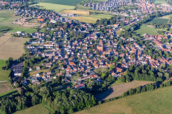 Val de Moder im Bundesland Bas-Rhin, Frankreich von oben gesehen