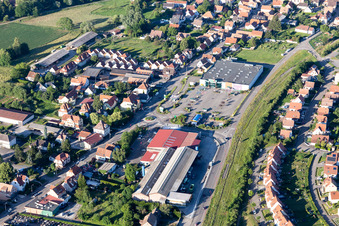 Match in Val de Moder im Bundesland Bas-Rhin, Frankreich
