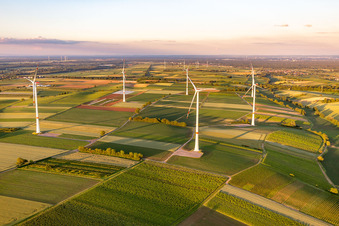 WKA in Freckenfeld im Bundesland Rheinland-Pfalz, Deutschland