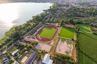 Uckerstadion am Uckersee in Prenzlau im Bundesland Brandenburg, Deutschland
