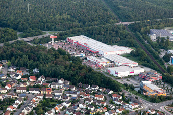 Bauhaus in Speyer im Bundesland Rheinland-Pfalz, Deutschland