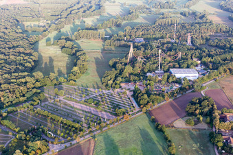 Holiday Park in Haßloch im Bundesland Rheinland-Pfalz, Deutschland von oben gesehen