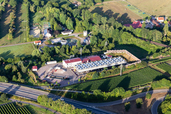 Geothermiekraftwerk in Insheim im Bundesland Rheinland-Pfalz, Deutschland