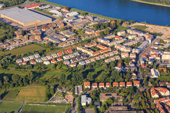 Wohnsiedlung Lichtenbergerstraße in Speyer im Bundesland Rheinland-Pfalz, Deutschland