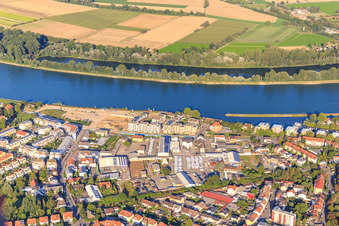 Bauprojekt Alte Ziegelei am Rheinufer in Speyer im Bundesland Rheinland-Pfalz, Deutschland