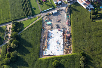 Rückbau Lidl im Ortsteil Heiligenstein in Römerberg im Bundesland Rheinland-Pfalz, Deutschland