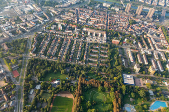 Herzogenriedpark, Neckarstadt Ost im Ortsteil Neckarstadt-Ost in Mannheim im Bundesland Baden-Württemberg, Deutschland