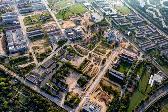 Käfertal, Benjamin Franklin Village, Jefferson Street in Mannheim im Bundesland Baden-Württemberg, Deutschland