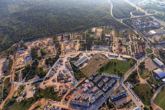 George-Sullivan-Ring auf dem Gelände der ehemalige SULLIVAN US-Kasernen am Käfertaler Wald in Mannheim im Bundesland Baden-Württemberg, Deutschland