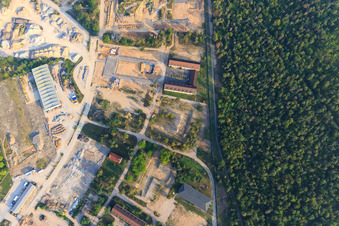 Schrägluftbild von George-Sullivan-Ring auf dem Gelände der ehemalige SULLIVAN US-Kasernen am Käfertaler Wald in Mannheim im Bundesland Baden-Württemberg, Deutschland