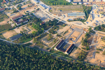 Joy-Fleming-Rin auf dem Gelände der ehemalige SULLIVAN US-Kasernen am Käfertaler Wald in Mannheim im Bundesland Baden-Württemberg, Deutschland