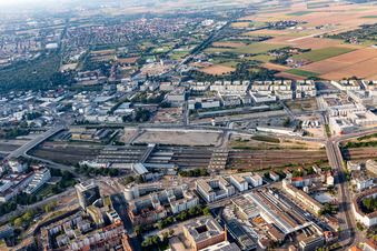 Hauptbahnhof im Ortsteil Bergheim in Heidelberg im Bundesland Baden-Württemberg, Deutschland