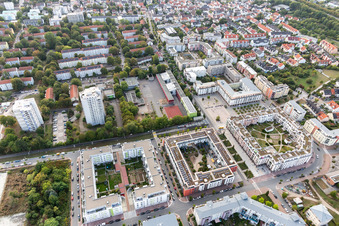 Gravensteiner Platz im Ortsteil Preungesheim in Frankfurt am Main im Bundesland Hessen, Deutschland
