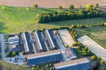 Luftbild von Reitsportanlage Kautenhof im Ortsteil Kalbach-Riedberg in Frankfurt am Main im Bundesland Hessen, Deutschland