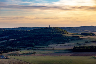 Luftbild von Basilique de Sion in Saxon-Sion im Bundesland Meurthe-et-Moselle, Frankreich